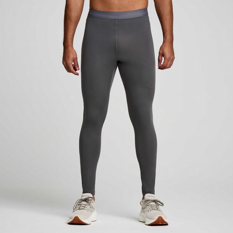 Grey Saucony Solstice Men\'s Tight | Malaysia S65301-F32