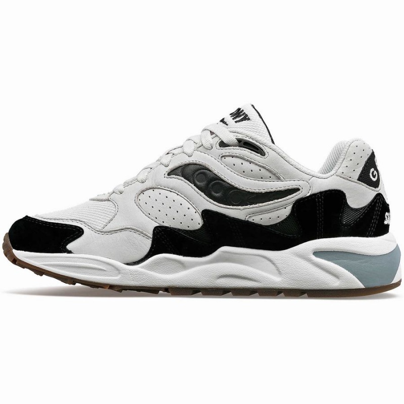 Grey / Black Saucony Grid Shadow 2 Men's Sneakers | Malaysia S05913-U76