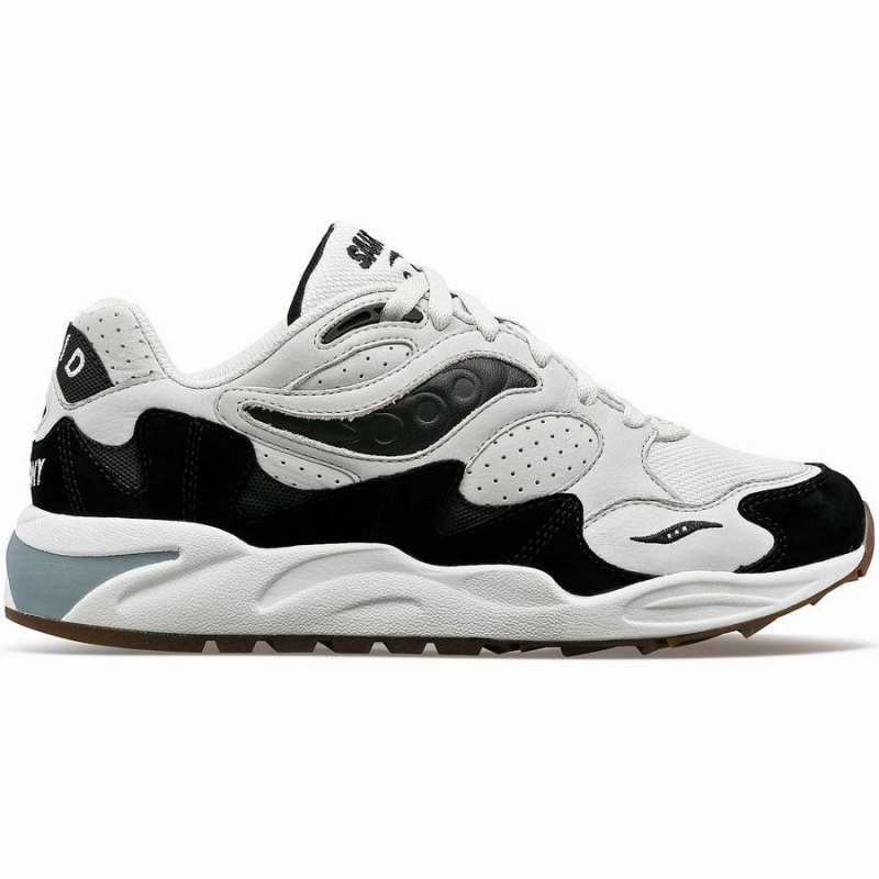 Grey / Black Saucony Grid Shadow 2 Men\'s Sneakers | Malaysia S05913-U76