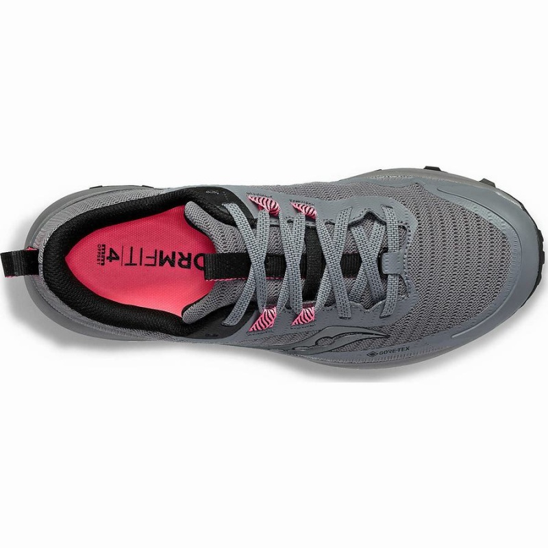 Grey / Black Saucony Peregrine 13 GTX Women's Trail Running Shoes | Malaysia S53701-M10