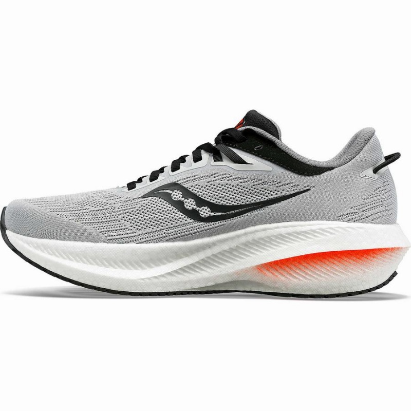 Grey / Black Saucony Triumph 21 Men's Running Shoes | Malaysia S35791-G87