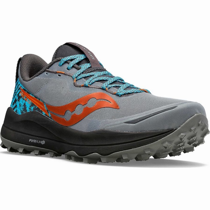 Grey / Black Saucony Xodus Ultra 2 Men's Trail Running Shoes | Malaysia S19203-K74