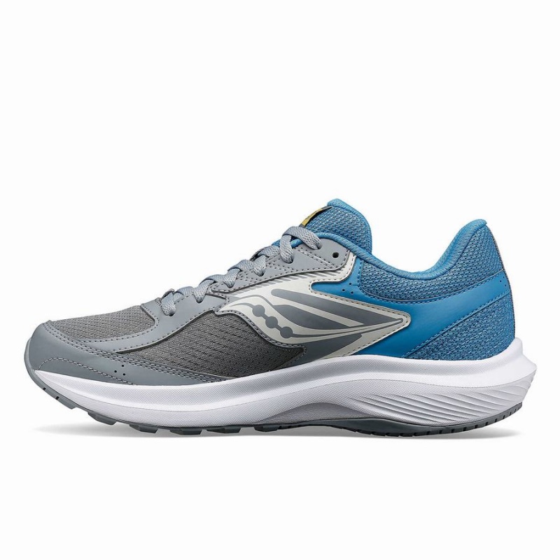 Grey / Blue Saucony Cohesion 17 Women's Running Shoes | Malaysia S28946-R56