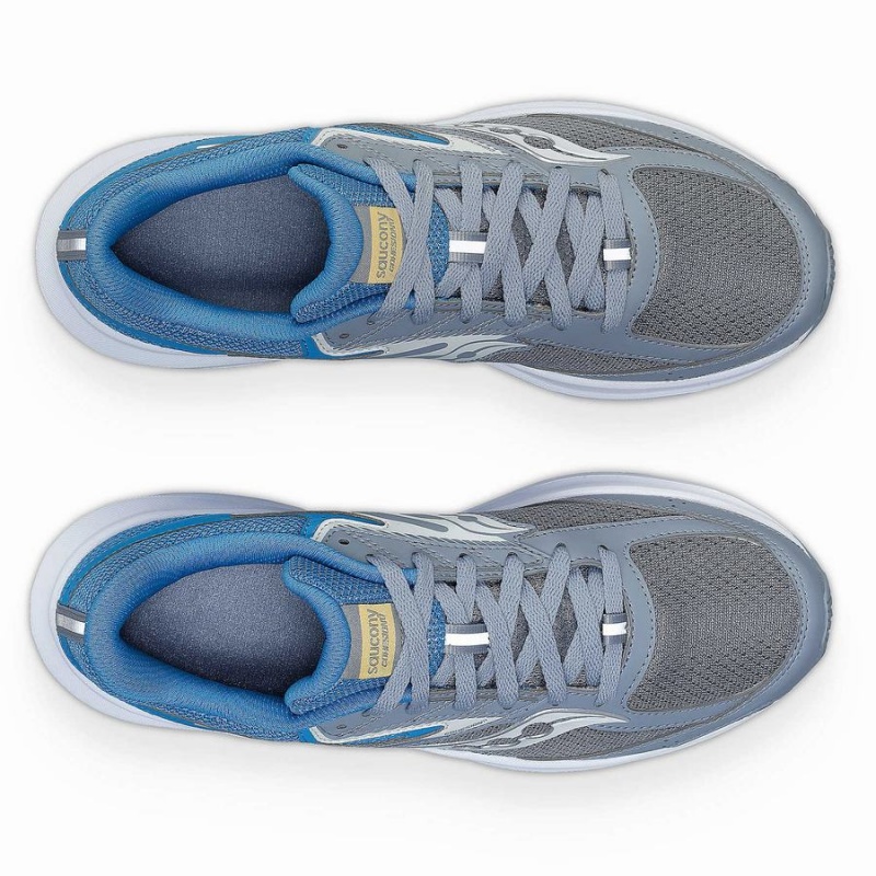 Grey / Blue Saucony Cohesion 17 Women's Running Shoes | Malaysia S28946-R56