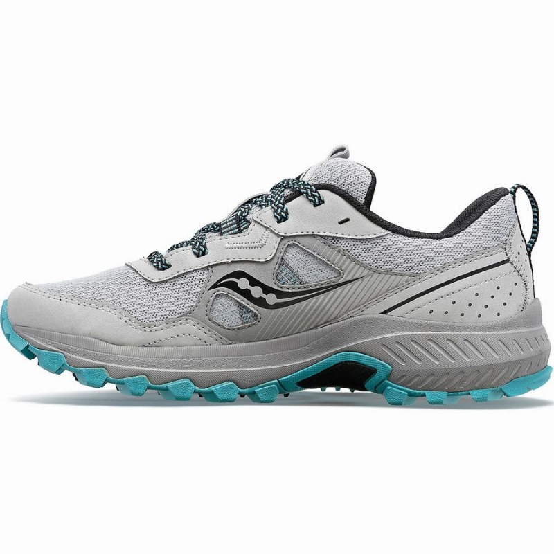 Grey / Blue Saucony Excursion TR16 Wide Women's Trail Running Shoes | Malaysia S58342-R40