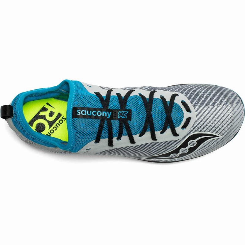 Grey / Blue Saucony Havok XC 2 Spike Men's Track Spikes | Malaysia S45793-B62