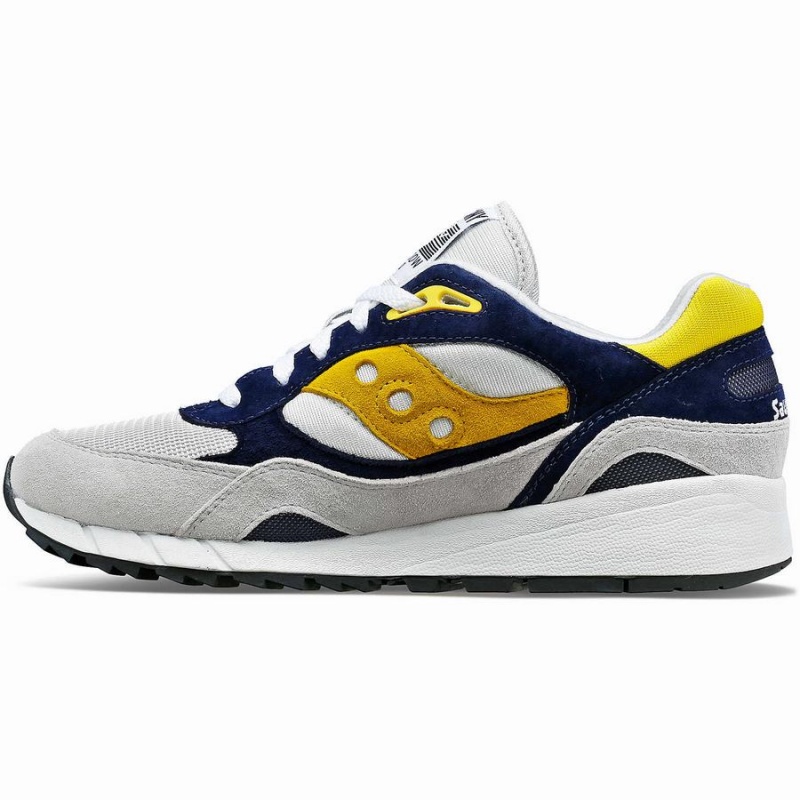 Grey / Blue / Yellow Saucony Shadow 6000 Men's Sneakers | Malaysia S35947-C37