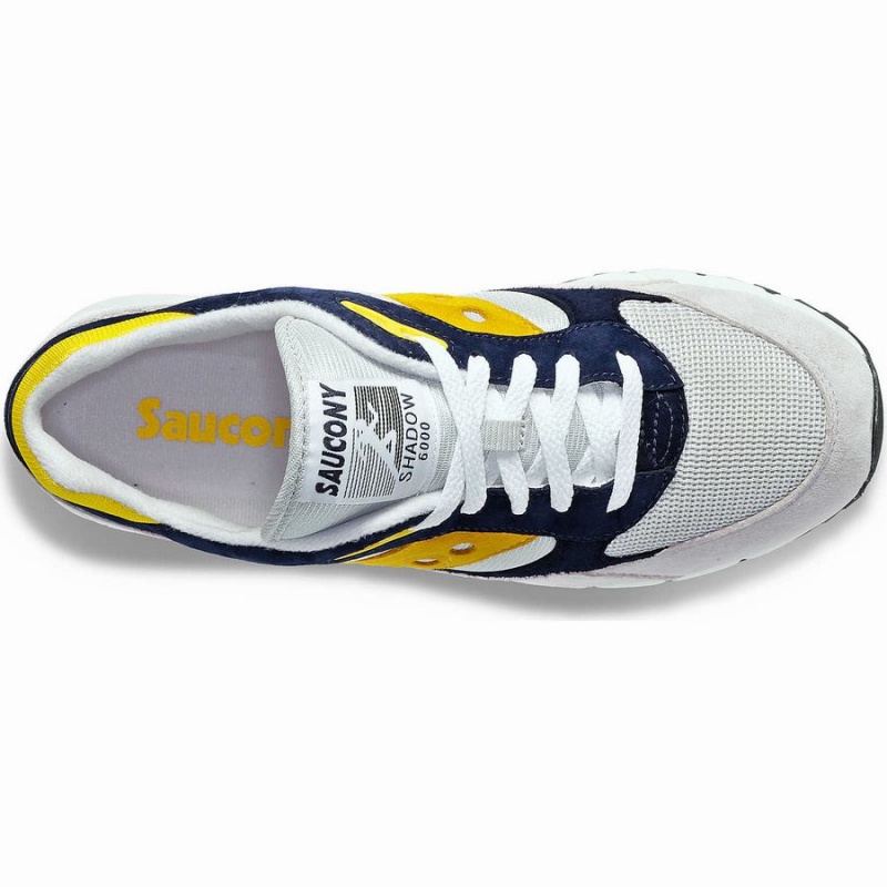 Grey / Blue / Yellow Saucony Shadow 6000 Women's Sneakers | Malaysia S62980-Y05