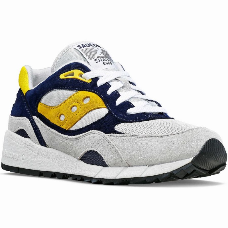 Grey / Blue / Yellow Saucony Shadow 6000 Women's Sneakers | Malaysia S62980-Y05