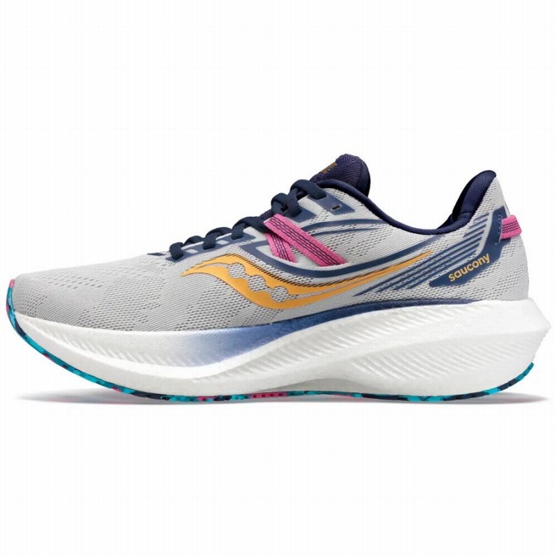 Grey / Gold Saucony Triumph 20 Men's Running Shoes | Malaysia S81350-Q39