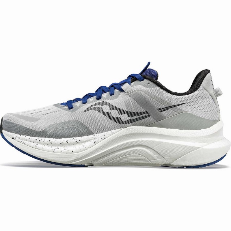 Grey / Indigo Saucony Tempus Men's Running Shoes | Malaysia S01843-G82