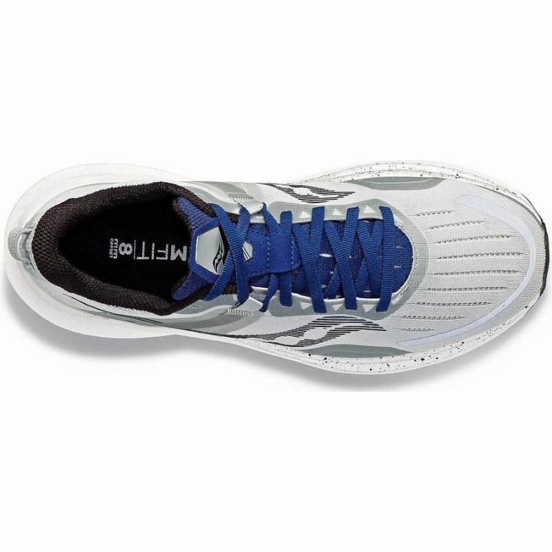 Grey / Indigo Saucony Tempus Men's Running Shoes | Malaysia S01843-G82