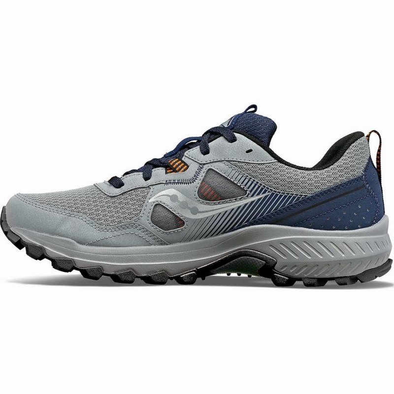 Grey / Navy Saucony Excursion TR16 Men's Trail Running Shoes | Malaysia S93502-C62