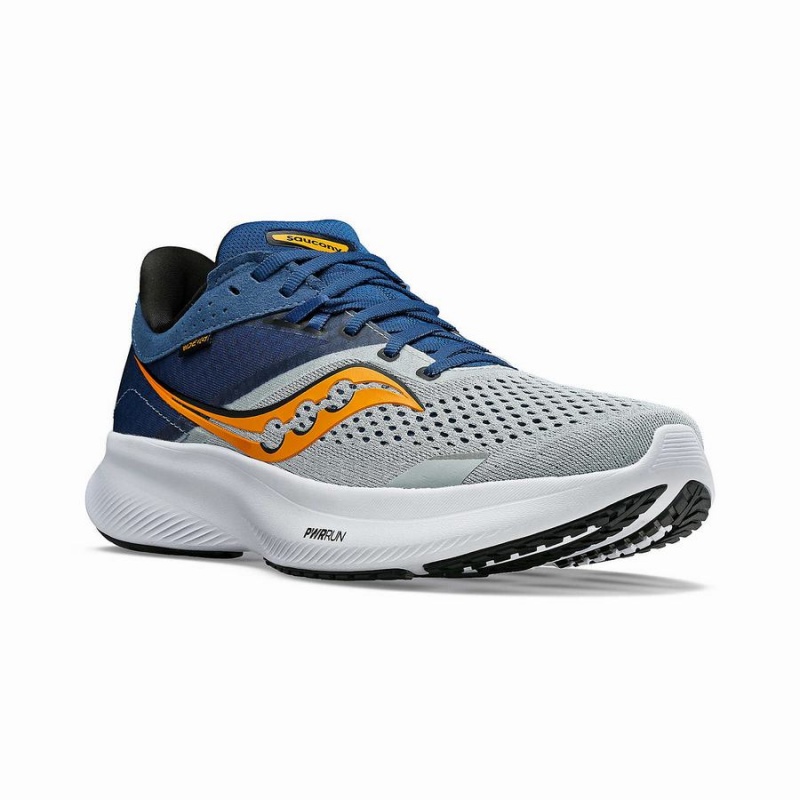 Grey / Navy Saucony Ride 16 Men's Running Shoes | Malaysia S24607-M16