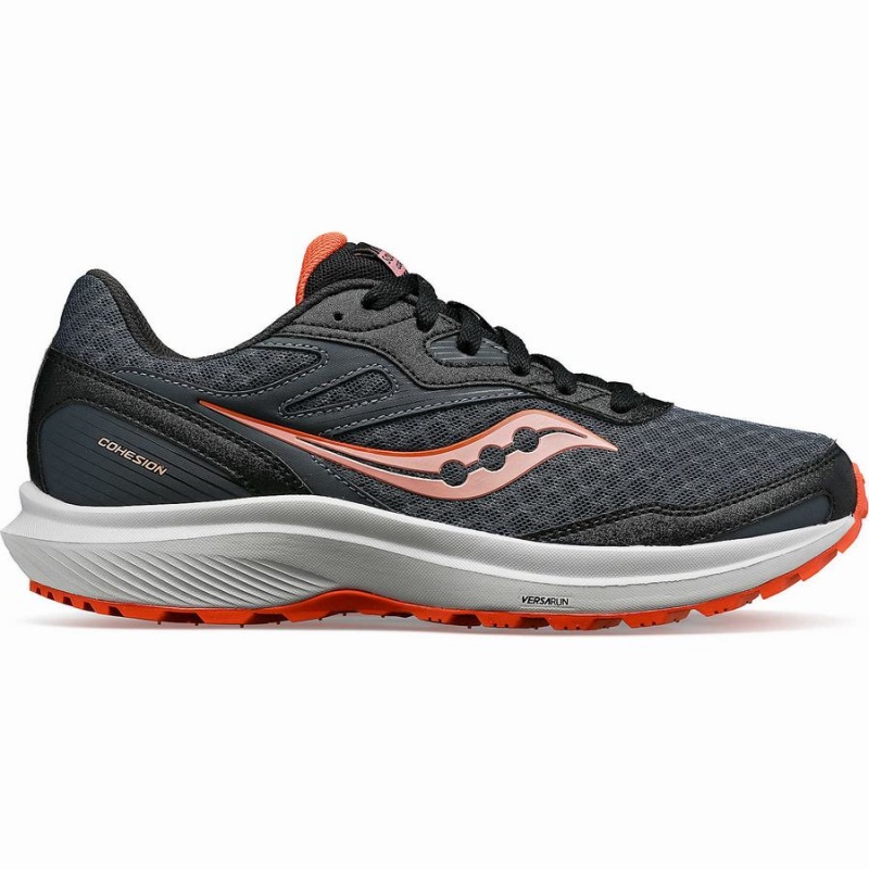 Grey / Orange Saucony Cohesion TR16 Women\'s Trail Running Shoes | Malaysia S01645-P78