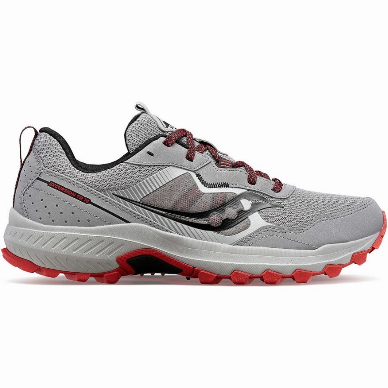 Grey / Orange Saucony Excursion TR16 Men\'s Trail Running Shoes | Malaysia S37206-A26