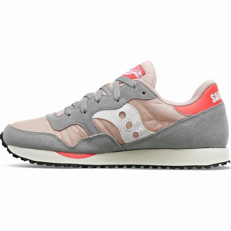 Grey / Pink Saucony DXN Trainer Women's Sneakers | Malaysia S51793-F34