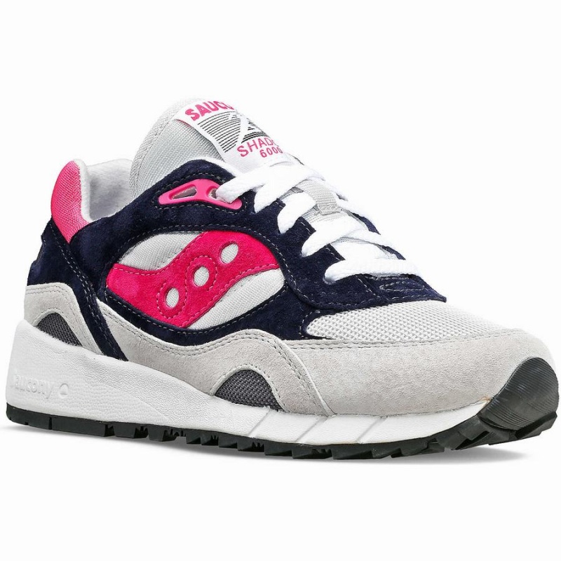 Grey / Pink Saucony Shadow 6000 Men's Sneakers | Malaysia S72940-P01