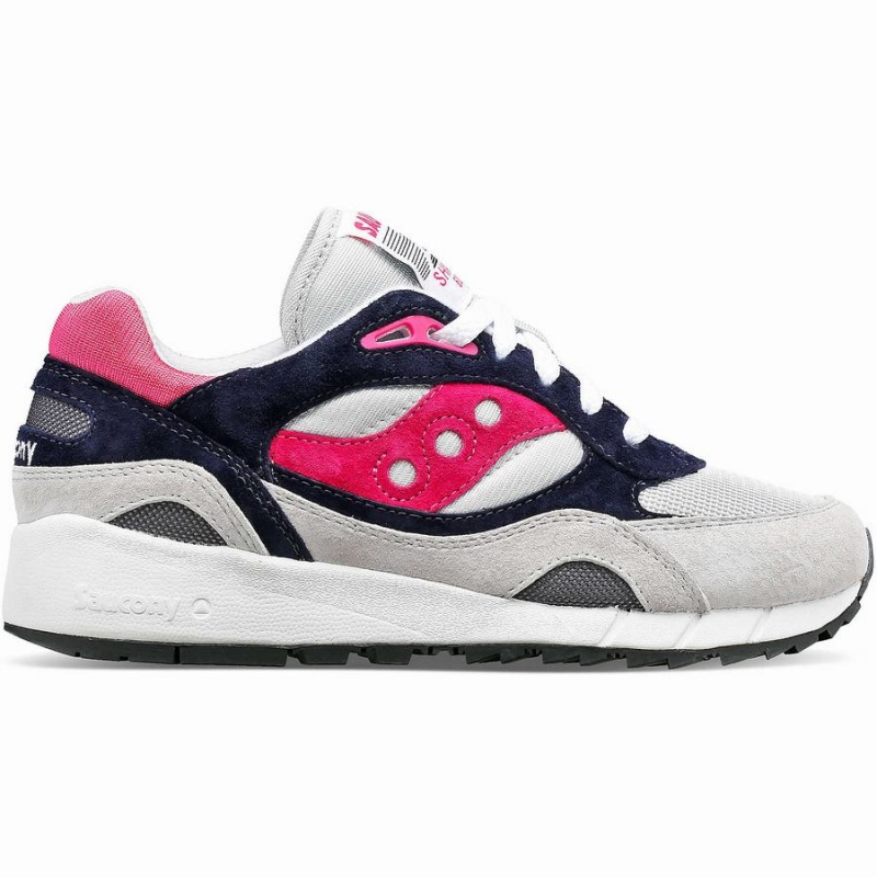 Grey / Pink Saucony Shadow 6000 Men\'s Sneakers | Malaysia S72940-P01