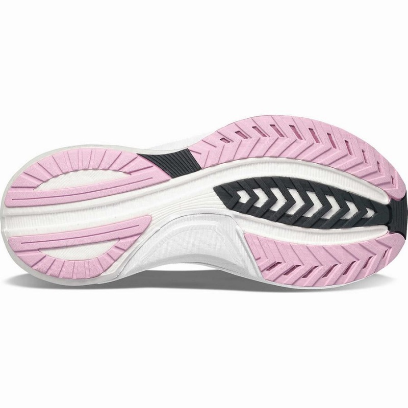 Grey / Pink Saucony Tempus Wide Women's Running Shoes | Malaysia S59860-A45