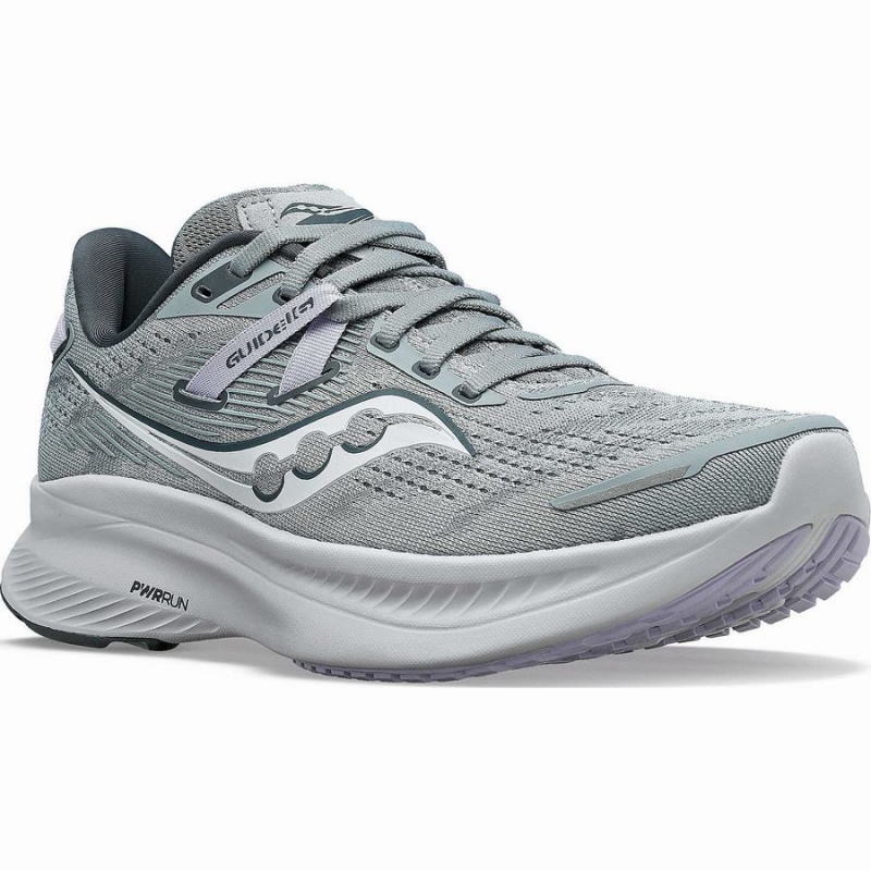 Grey / Purple Saucony Guide 16 Women's Running Shoes | Malaysia S45869-Y08