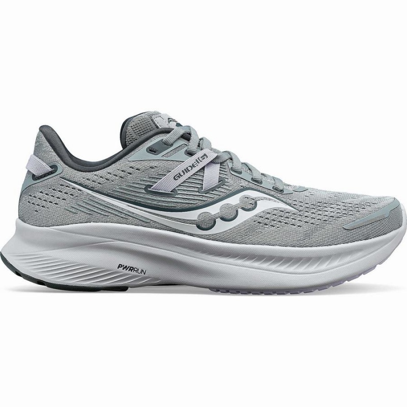 Grey / Purple Saucony Guide 16 Women\'s Running Shoes | Malaysia S45869-Y08