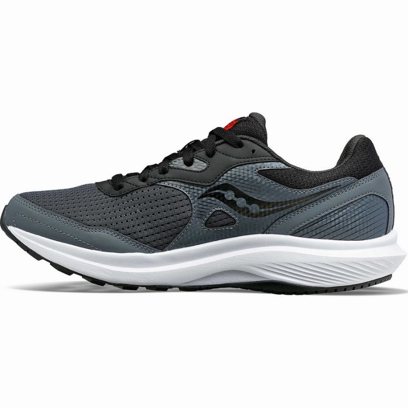 Grey / Red Blue Saucony Cohesion 16 Men's Running Shoes | Malaysia S20974-J78