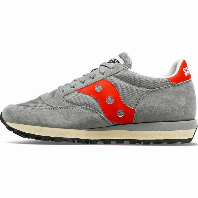 Grey / Red Saucony Jazz 81 Men's Sneakers | Malaysia S05648-H51