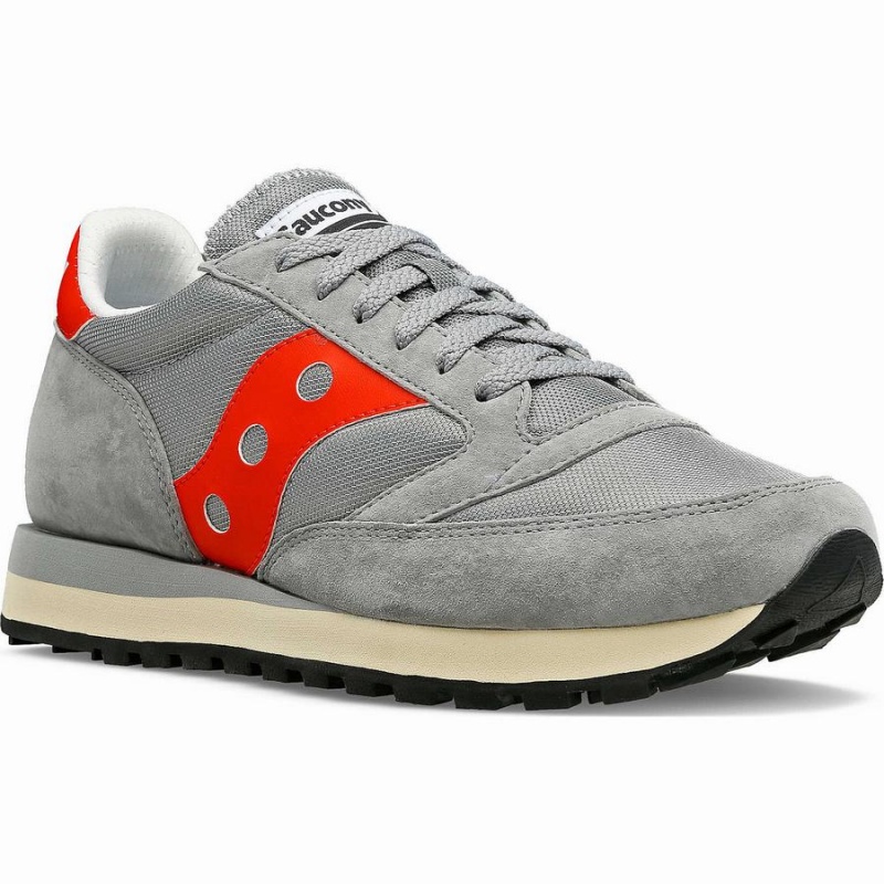 Grey / Red Saucony Jazz 81 Men's Sneakers | Malaysia S05648-H51