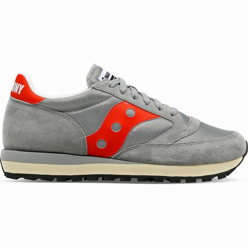 Grey / Red Saucony Jazz 81 Men\'s Sneakers | Malaysia S05648-H51