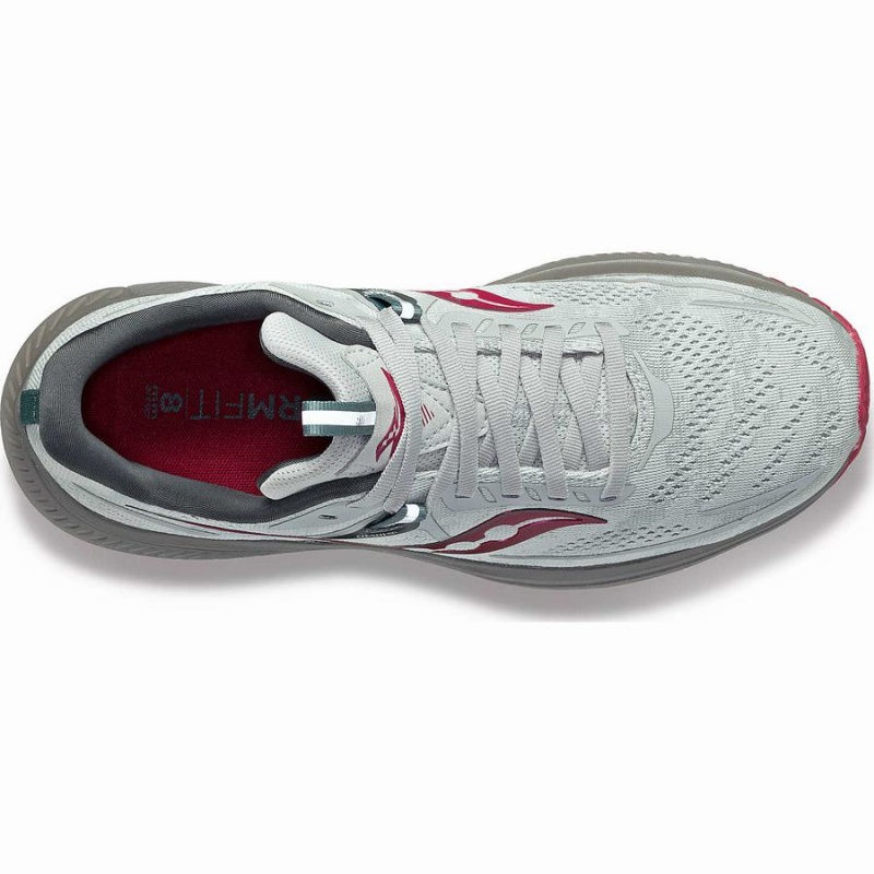 Grey / Red Saucony Omni 21 Women's Running Shoes | Malaysia S49173-B65