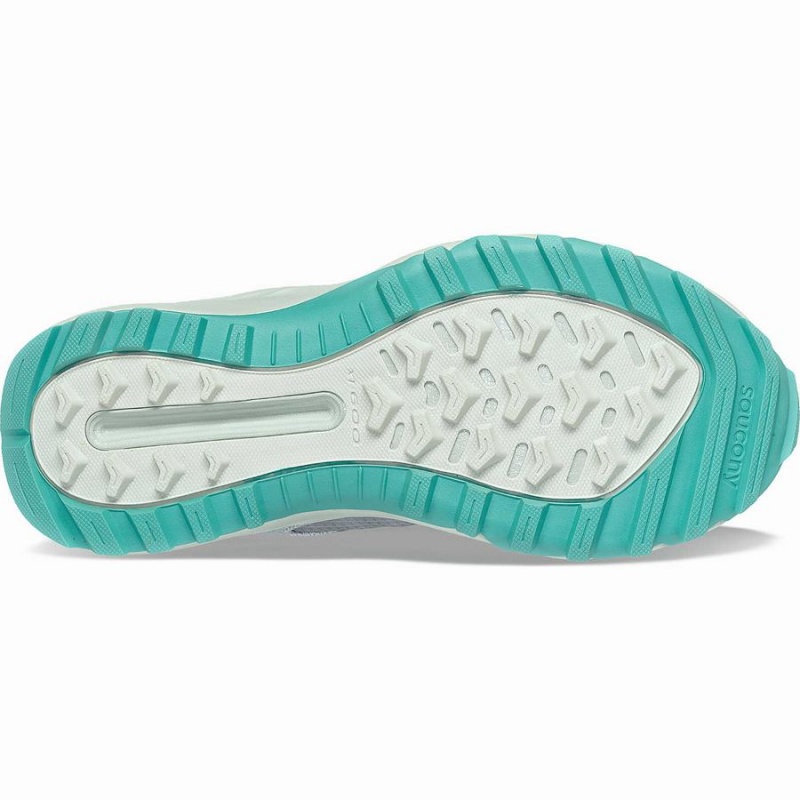 Grey / Turquoise Saucony Aura TR Wide Women's Trail Running Shoes | Malaysia S68127-R75