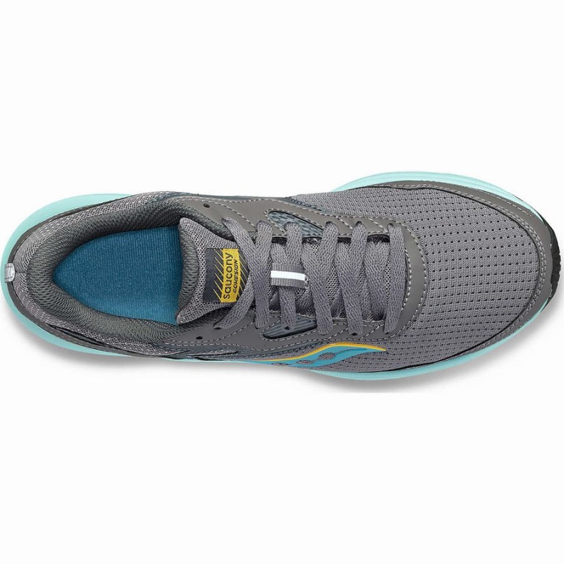 Grey / Turquoise Saucony Cohesion 16 Women's Walking Shoes | Malaysia S04965-G07