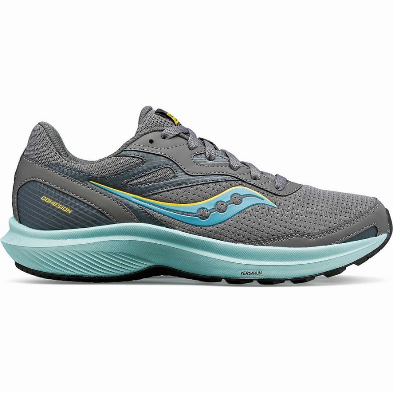 Grey / Turquoise Saucony Cohesion 16 Women\'s Walking Shoes | Malaysia S04965-G07