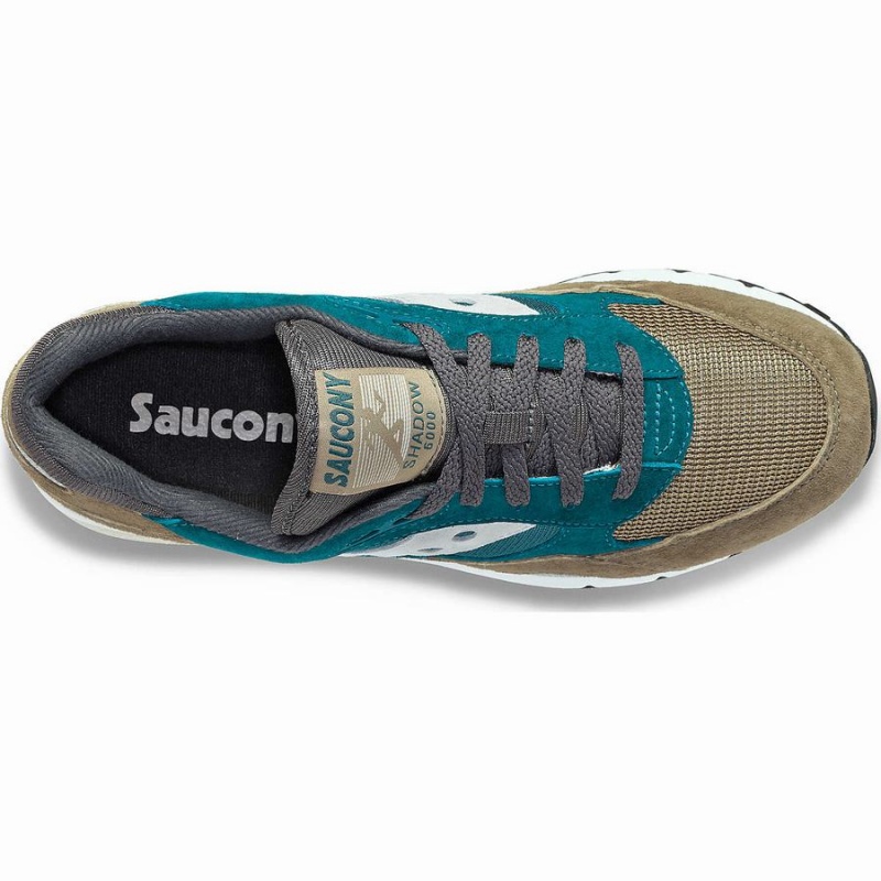 Grey / Turquoise Saucony Shadow 6000 Men's Sneakers | Malaysia S02619-U04