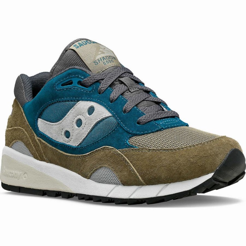 Grey / Turquoise Saucony Shadow 6000 Men's Sneakers | Malaysia S02619-U04