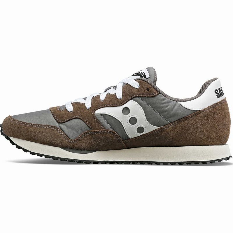 Grey / White Saucony DXN Trainer Men's Sneakers | Malaysia S51428-J69