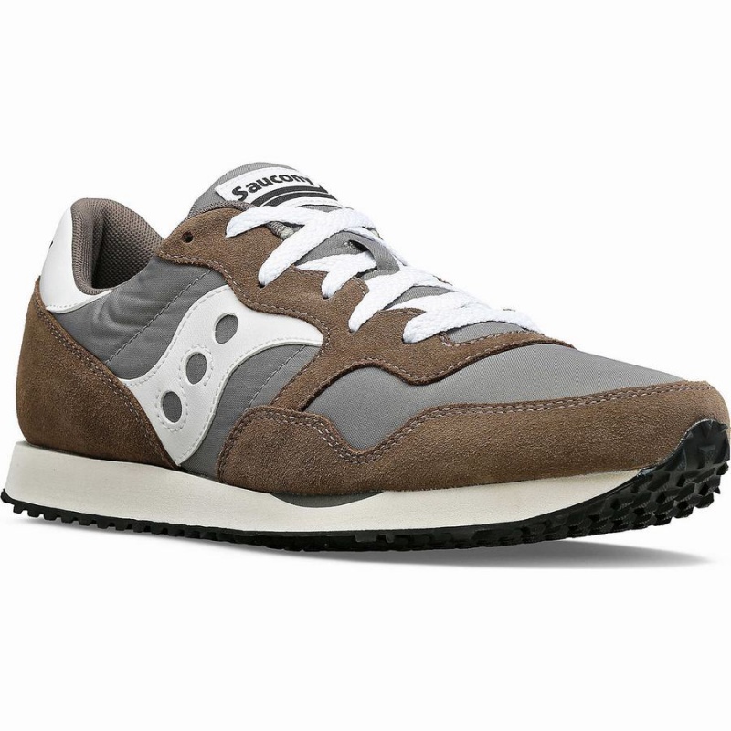 Grey / White Saucony DXN Trainer Men's Sneakers | Malaysia S51428-J69