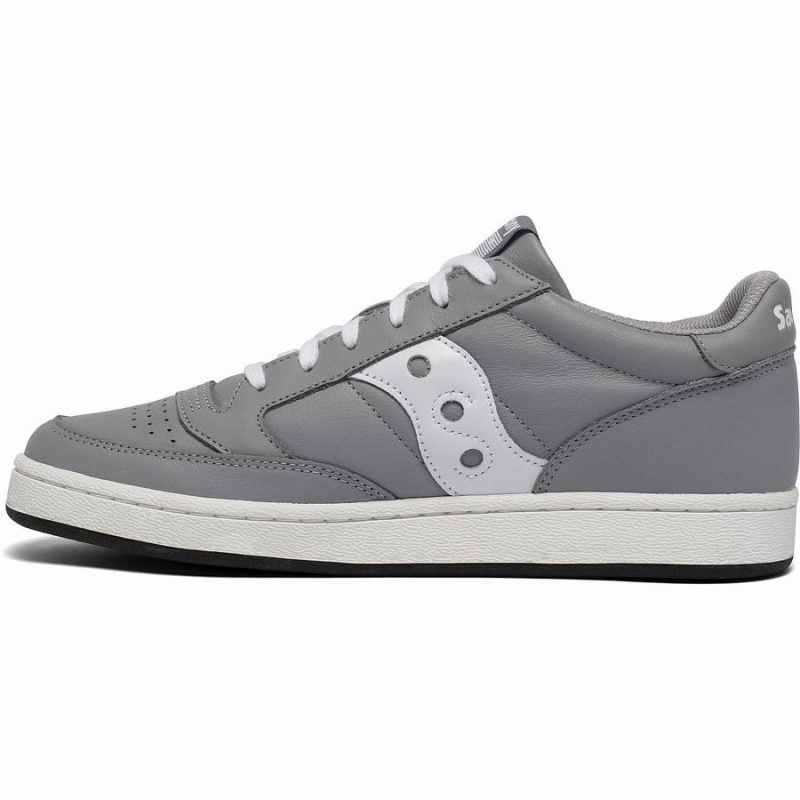 Grey / White Saucony Jazz Court Women's Sneakers | Malaysia S09352-L72