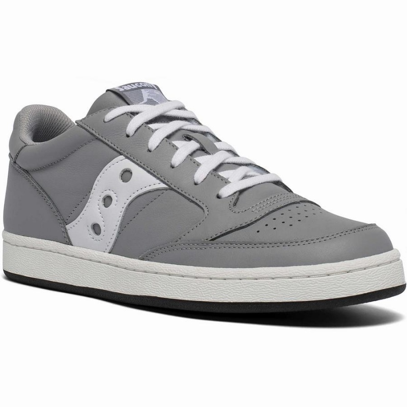 Grey / White Saucony Jazz Court Women's Sneakers | Malaysia S09352-L72