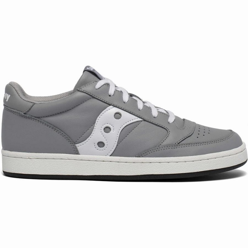 Grey / White Saucony Jazz Court Women\'s Sneakers | Malaysia S09352-L72