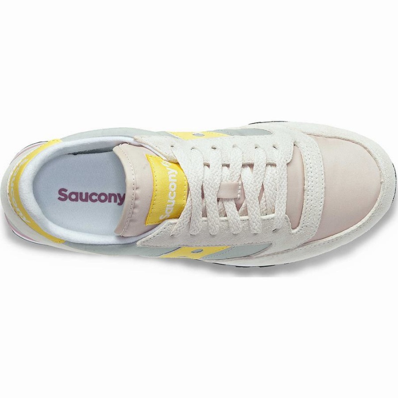 Grey / Yellow Saucony Jazz Triple Women's Sneakers | Malaysia S69308-Y64