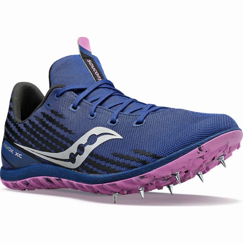 Indigo Saucony Havok XC 3 Spike Women's Track Spikes | Malaysia S12758-M10