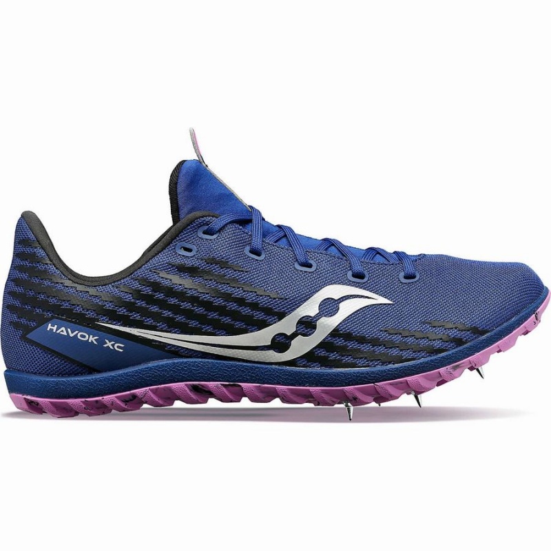 Indigo Saucony Havok XC 3 Spike Women\'s Track Spikes | Malaysia S12758-M10