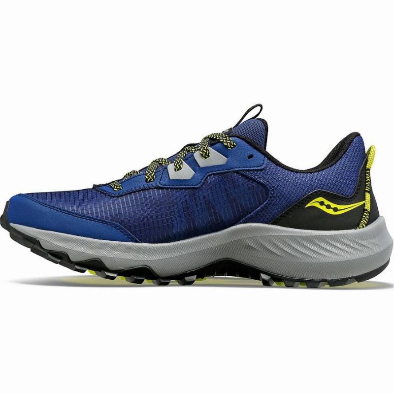 Indigo / Black Saucony Aura TR Men's Running Shoes | Malaysia S94750-R38