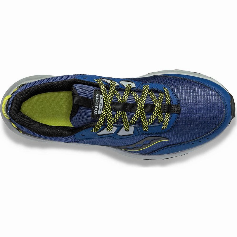 Indigo / Black Saucony Aura TR Men's Running Shoes | Malaysia S94750-R38