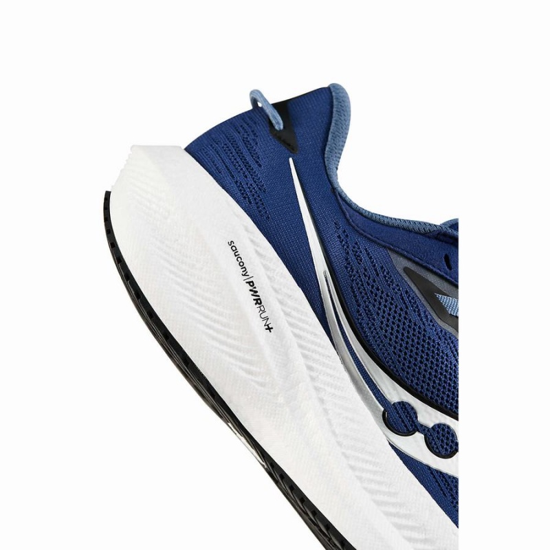 Indigo / Black Saucony Triumph 21 Men's Running Shoes | Malaysia S35427-H06