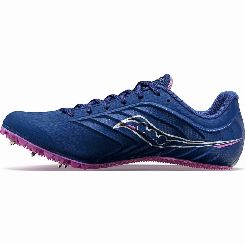 Indigo / Purple Saucony Spitfire 5 Women's Track Spikes | Malaysia S06179-J12