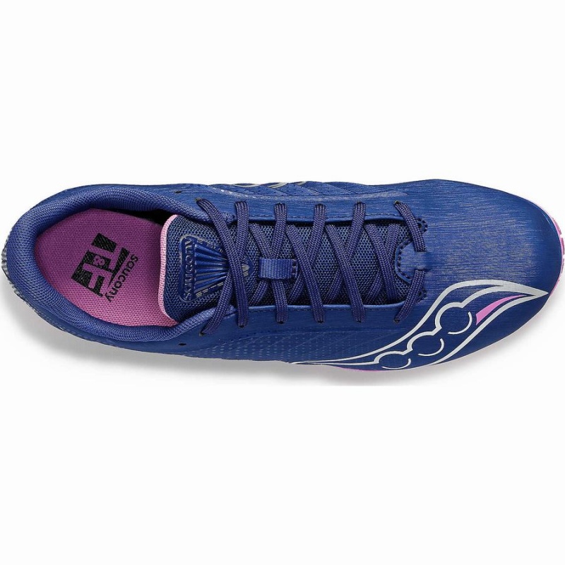 Indigo / Purple Saucony Spitfire 5 Women's Track Spikes | Malaysia S06179-J12