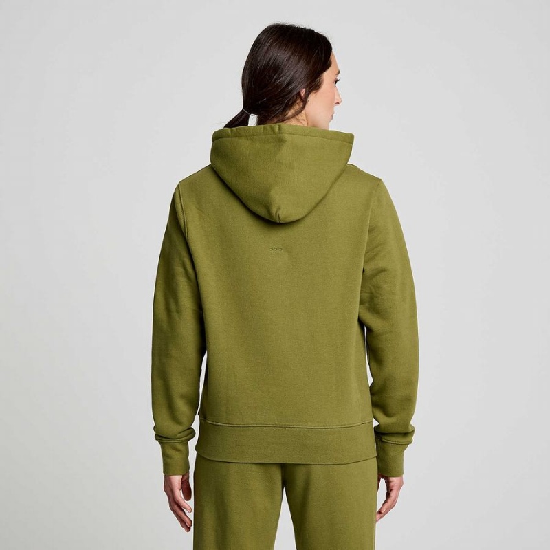 Khaki Saucony Recovery Hoody Men's Hoodie | Malaysia S14853-D13